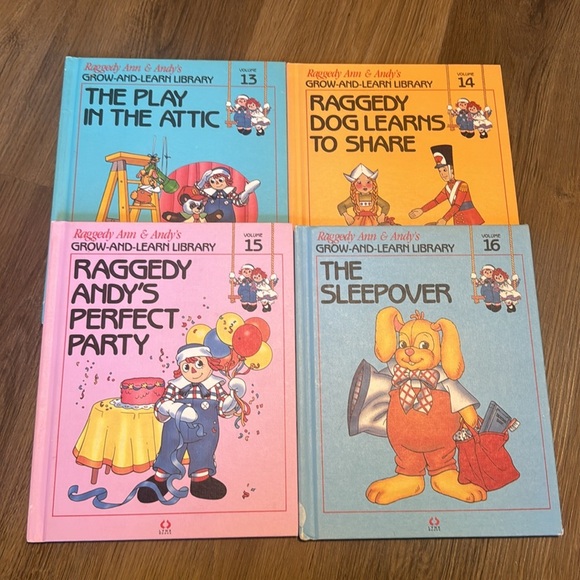 Complete Raggedy Ann & Andy's Grow & Learn Library Hardcover Books Set 1-20 1988 - Picture 9 of 14